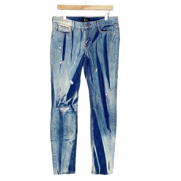 Elin Kling for Marciano Two Tone Distressed Jeans Sz 29 - Picture 1 of 6